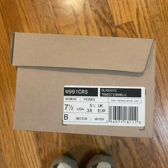 Aime Leon Dore x New Balance 991 MiUK Grey Low Top Sneakers - Picture 8 of 8